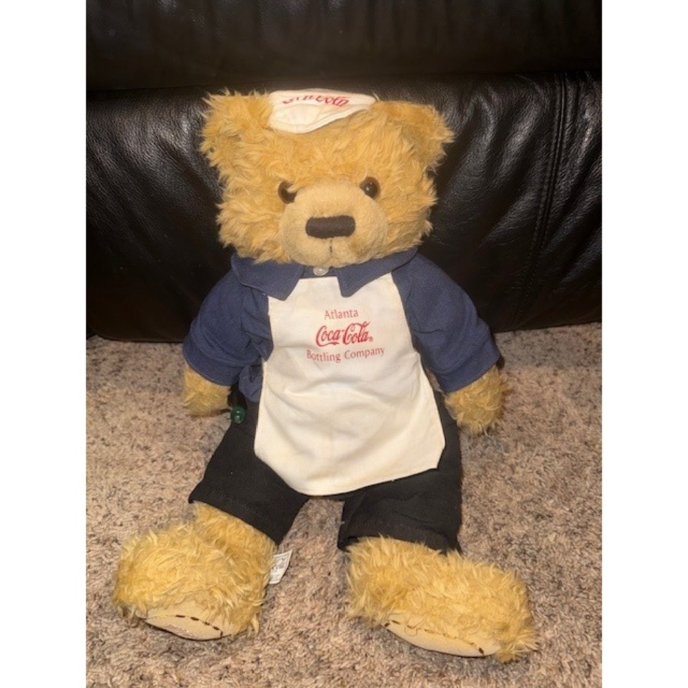 2000 ATLANTA COCA COLA FOUNTAIN BEAR COLLECTION DR JOHN S PEMBEARTON‎ 16.5"